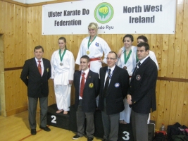 Regina Szmedli (2nd place U18 kumite)