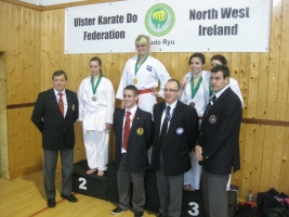 Regina Szmedli (2nd place U18 kumite)